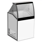 image of Master-Bilt DD-26LCG 27" Low Ice Cream Dipping Cabinet w/ Curved Sneeze Guard