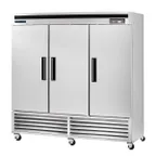 image of Maxx Cold MCR-72FDHC 81" 3-Section Reach-In Refrigerator w/ 3 Solid Doors, Stainless Steel, 67 cu. ft.