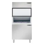image of Maxx Ice MIM1000-B580 Cube Ice Maker, 30" Wide, 1000 Lb/Day, 580 Lb Steel Bin, R404a, ETL-cULus