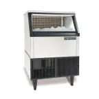 image of Maxx Ice MIM265H 24" Air Cooled Half Cube 265 lb Undercounter Ice Machine with 75 lb Bin