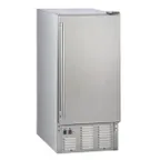 image of Maxx Ice MIM50-O 15" Air Cooled Full Cube 60 lb Undercounter Ice Machine with 25 lb Bin, Outdoor
