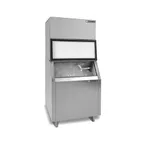 image of Maxx Ice MIM600-B580 Cube Ice Maker, 30" Width, 602 Lb/Day, Steel Air‑Cooled, 580 Lb Bin, 230V 9.85A
