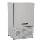 image of Maxx Ice MMAR25S 14" Air Cooled Crescent 25 lb Undercounter Ice Machine with 12 lb Bin, Stainless