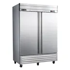 image of Maxx Cold MVR-49FDHC 54" Two Solid Door Reach-In Refrigerator, 42 cu. ft.