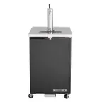 image of Maxx Cold MXBD24-1BHC 23" Draft Beer Cooler w/ 1 Keg, 7.2 cu. ft., 1 Single-Tap Tower