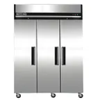image of Maxx Cold MXCF-72FDHC 81" 3-Solid Door Reach-In Freezer, Top Mount, 72 cu. ft.