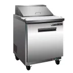 image of Maxx Cold MXCR29MHC 28" Mega Top Sandwich/Salad Prep Table w/ 1 Door, 7 cu. ft.