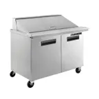 image of Maxx Cold MXCR48MHC 48" Mega Top Sandwich/Salad Prep Table w/ 2 Doors, 12 cu. ft.
