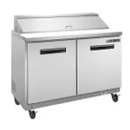 image of Maxx Cold MXCR60MHC 61" Mega Top Sandwich/Salad Prep Table w/ 2 Doors, 15.5 cu. ft. 