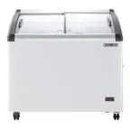 image of Maxx Cold MXF40CHC-4 39" Curved Lid Ice Cream Display Freezer, 6.71 cu. ft.