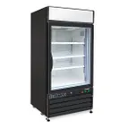 image of Maxx Cold MXM1-12FBHC 25" 1 Glass Door Freezer Merchandiser in Black, 12 cu.ft.