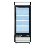 image of Maxx Cold MXM1-12FHC 25" 1 Glass Door Freezer Merchandiser in White, 12 cu.ft.