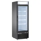 image of Maxx Cold MXM1-23RBHC 27" Merchandiser Refrigerator in Black w/ Glass Door, 23 cu.ft. 