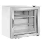 image of Maxx Cold MXM1-2FHC Countertop Glass Door Freezer, 22.3" Width, 2.1 cu.ft, White, Light, Thermostat