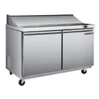 image of Maxx Cold MXSR48SHC 48" Refrigerated Sandwich/Salad Prep Table w/ 2 Doors, 13.77 cu. ft. 