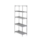 image of Metro Super Adjustable Super Erecta® 5A527C Wire Shelving Starter Unit, Chrome - 30" x 24" x 74"