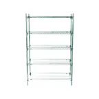 image of Metro Super Adjustable Super Erecta® 5A557K3 Epoxy Wire Shelving Starter Unit - 48" x 24" x 74"