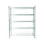 image of Metro Super Adjustable Super Erecta® 5A567K3 Epoxy Wire Shelving Starter Unit - 60" x 24" x 74"