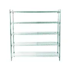 image of Metro Super Adjustable Super Erecta® 5A577K3 Epoxy Wire Shelving Starter Unit - 72" x 24" x 74"