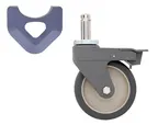 image of Metro 5PCBX Quick Ship - Polymer Stem Caster, Brake, 5" Dia., 1-1/4"W Face