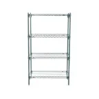 image of Metro A336K3 Super Erecta® Metroseal 3 Adjustable Wire Starter Shelving Unit - 36" x 18" x 63"