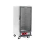 image of Metro C517-HFC-U 3/4" Height 1-Door Clear Heated Holding Cabinet, 14 Pan Capacity, Aluminum, 2000W 120V