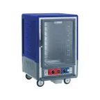 image of Metro C535-CFC-L-BU Half Height Heated Holding & Proofing Cabinet w/ Blue Insulation Armour, Clear Door