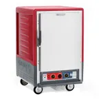 image of Metro C535-CFS-L Half Height Heated Holding & Proofing Cabinet w/ Red Insulation Armour, Solid Door