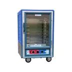 image of Metro C535-CLFC-U-BU Half Height Heated Holding & Proofing Cabinet w/ Blue Insulation Armour, Lower Wattage