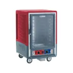 image of Metro C535-MFC-L Half Height Moisture Heated Holding & Proofing Cabinet w/ Red Insulation, Clear Door