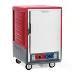 image of Metro C535-MFS-4 Half Height Moisture Heated Holding & Proofing Cabinet w/ Red Insulation, Solid Door