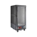 image of Metro C537-CFC-4-GY 3/4 Height Heated Holding & Proofing Cabinet w/ Grey Insulation Armour, Clear Door