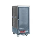 image of Metro C537-HFC-4-GY 3/4 Height 1-Door Heated Holding Cabinet, Grey, 14-Pan 18"x26" Capacity, Aluminum, 120V 2000W