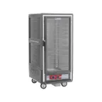 image of Metro C537-HFC-U-GY 3/4 Height 1-Door Heated Holding Cabinet, Grey Insulation, Clear Polycarbonate Door, 14 x 18"x26" Pan Capacity