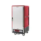 image of Metro C537-HLFS-U "3/4 Height" 1-Door Solid Heated Holding Cabinet, 55-60", Aluminum, 1440W, 120V