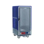 image of Metro C537-MFC-4-BU 3/4 Height Moisture Heated Holding & Proofing Cabinet w/ Blue Insulation, Clear Door