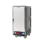 image of Metro C537-MFS-U-GY 3/4 Height Moisture Heated Holding & Proofing Cabinet w/ Grey Insulation, Solid Door