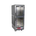 image of Metro C539-HLDC-4-GY "Full Height" 1-Door Clear Heated Holding Cabinet, 67-72", Aluminum, 1440W