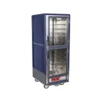 image of Metro C539-HLDC-U-BU "Full Height" 1-Door Dutch Door Heated Holding Cabinet, 1440W, 200°F, 17-Pan Capacity, Aluminum Finish