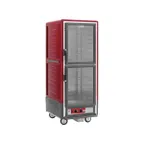 image of Metro C539-HLDC-U "Full Height" 1-Door Dutch Clear Heated Holding Cabinet, 67-72" H, 17-32 Pan Capacity, Aluminum, 1440W, 120V