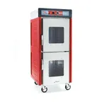 image of Metro C549-ASDC-U Full Height 1-Door Clear Dutch Heated Holding Cabinet, 67-72" Stainless Steel, 32×12"x20" Pan Capacity