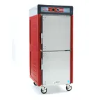image of Metro C549-ASDS-L Full Height 1-Door Insulated Heated Holding Cabinet, Stainless Steel, Dutch Door, 32 Pan Capacity