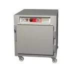 image of Metro C563L-SFS-L 1-Section Heated Holding Cabinet, 1-Solid Door, 10-Pan Capacity, 304 Stainless Steel, 120V 1440W