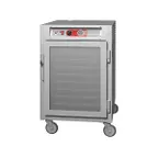 image of Metro C565L-SFC-UPFS Heated Holding Cabinet, Mobile, 1440W/120V, 8×18"×26" & 16×12"×20" pans, 5in Casters, 70‑200°F