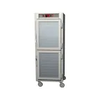 image of Metro C569-SDC-U Full Height 1-Door Heated Holding Cabinet, Dutch Glass Door, 73"-78"H, 17-Pan/32-Pan Capacity, Stainless Steel