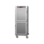 image of Metro C569L-SDC-U "Full Height" 1-Door Clear Glass Heated Holding Cabinet, 73-78"H, 17 Pan Capacity, Stainless Steel