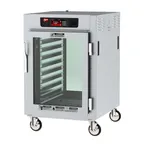 image of Metro C585-SFC-LPFC "Half Height" 2-Door Glass Heated Holding Cabinet, 2000W, 304 Stainless Steel