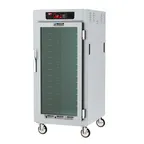 image of Metro C587-SFC-U 3/4 Height 1-Door Glass Heated Holding Cabinet, 2000W, 120V, 13-Pan 18"x26" or 26-Pan 12"x20"