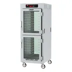 image of Metro C589-SDC-UPDC Full Height 4-Door Heated Holding Cabinet, Dutch Glass Doors, 304 Stainless Steel, 2000W, 17×18"×26" Pan Capacity
