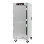 image of Metro C589-SDS-L Full Height 2-Door Solid Dutch Door Heated Holding Cabinet, 73-78" H, 304 Stainless Steel, 120V